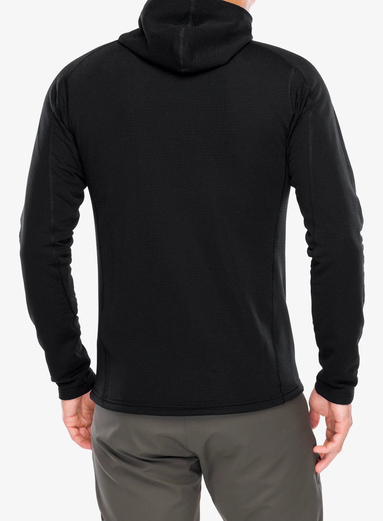 Rozepínací mikina Houdini Aero Houdi - true black