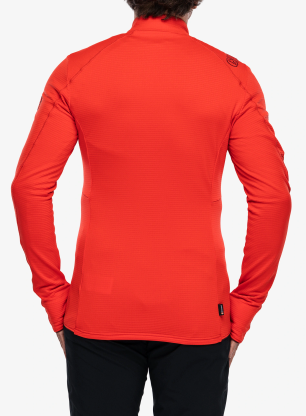 Rozepínací mikina La Sportiva Chill Thermal Jacket - mountain red