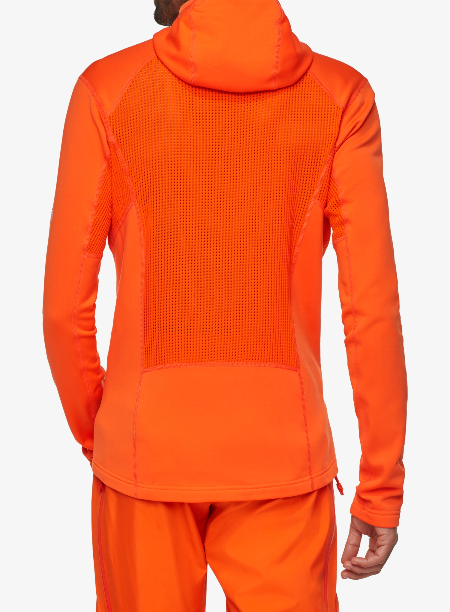 Rozepínací mikina Mammut Eiger Nordwand Advanced ML Hooded Jacket - eiger orange