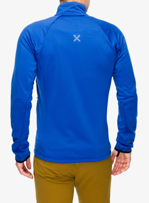 Rozepínací mikina Montura Fadis Grid Maglia - b.blue