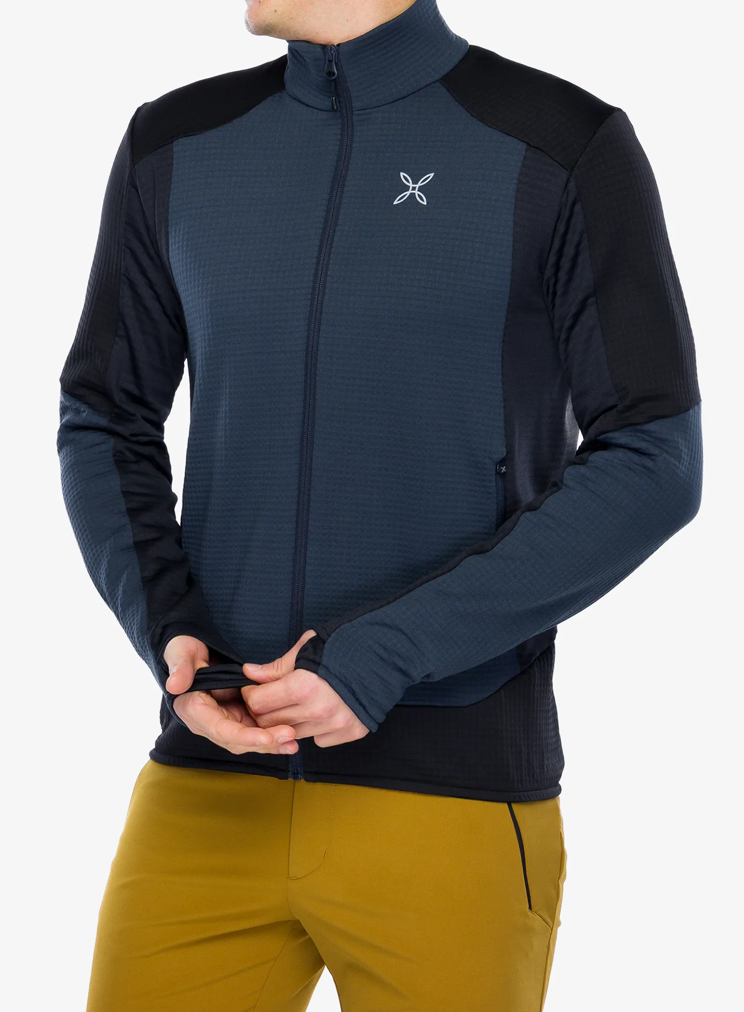 Rozepínací mikina Montura Stretch Color Maglia - graphite blue