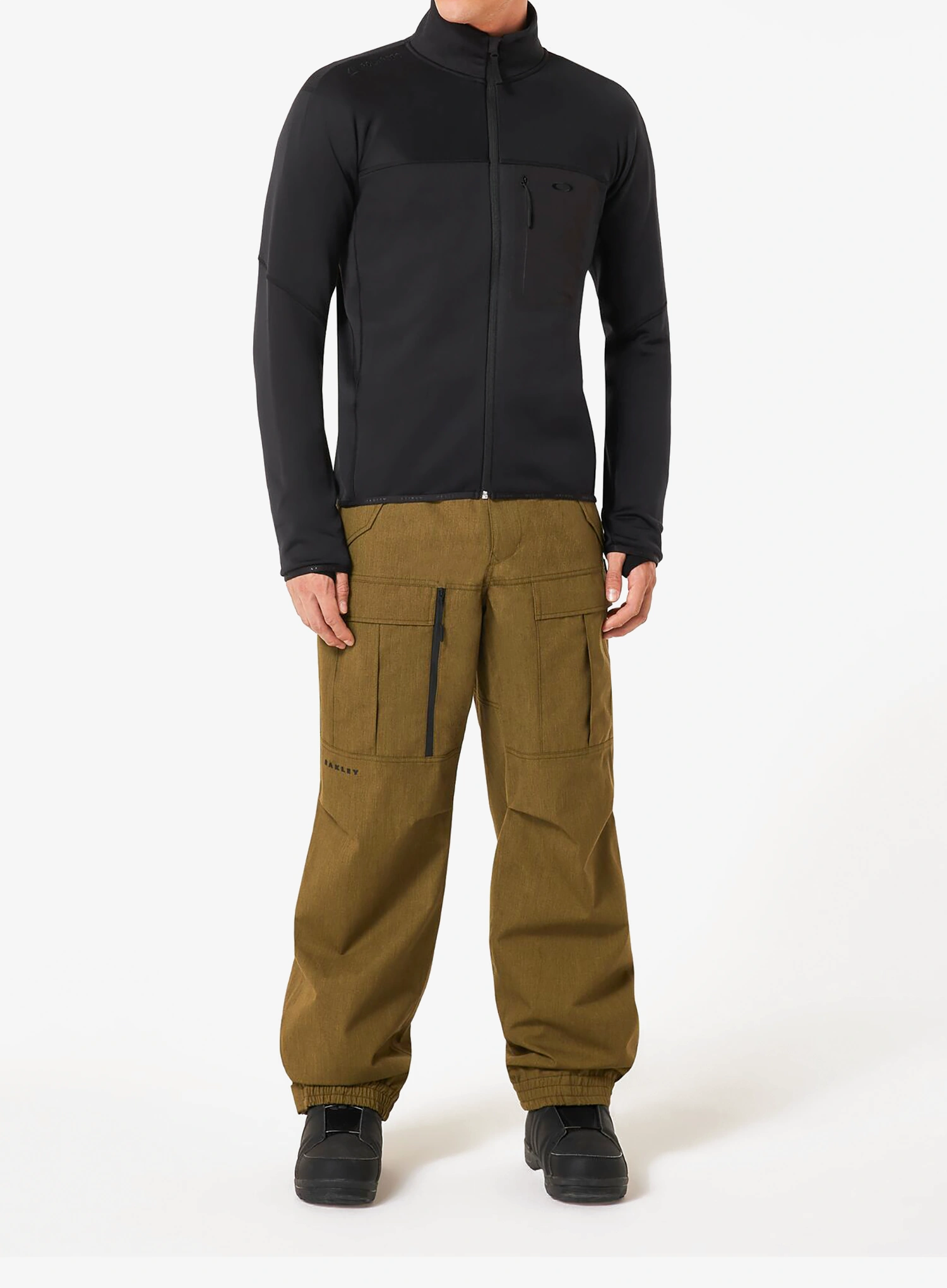 Rozepínací mikina Oakley Canopy Pro Full Zip Sweatshirt - blackout