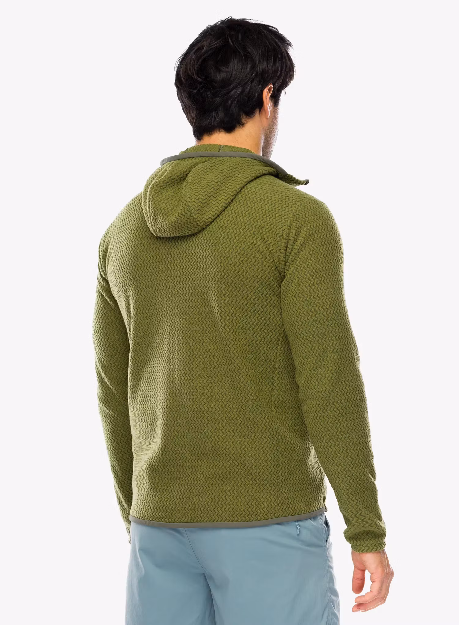 Rozepínací mikina Patagonia R1 Air Full-Zip Hoody - caper green