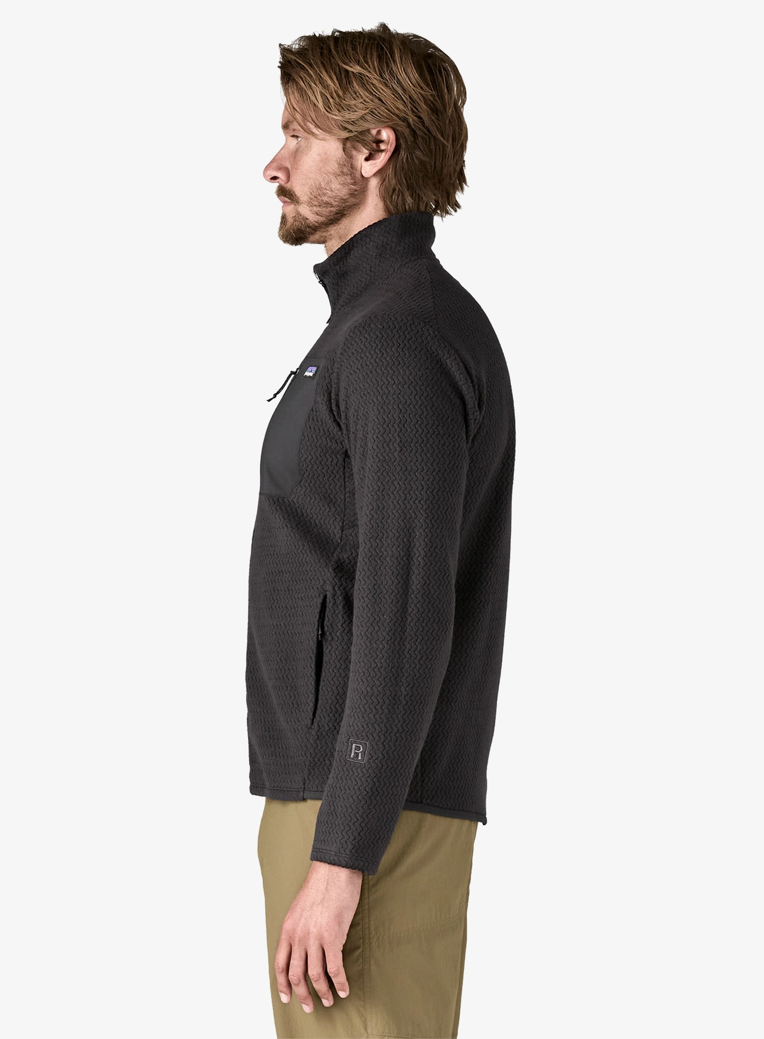 Rozepínací mikina Patagonia R1 Air Jacket - black