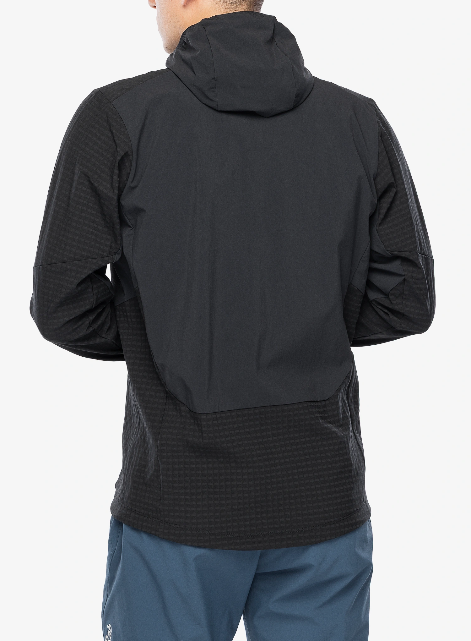 Rozepínací mikina Rab Ascendor Pro Hoody - black