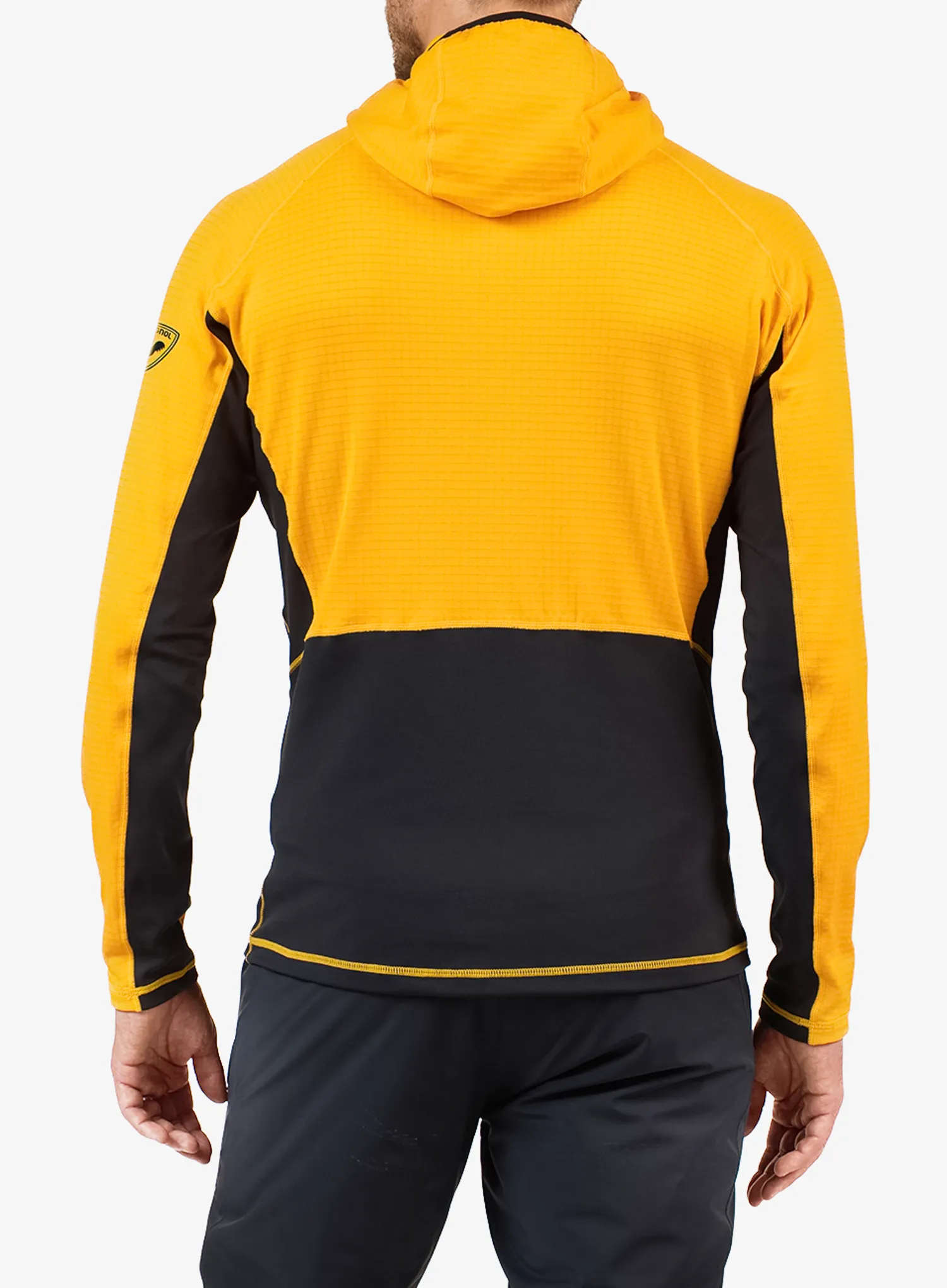 Rozepínací mikina Rossignol Blackside Mix FZH Fleece - saffron yellow