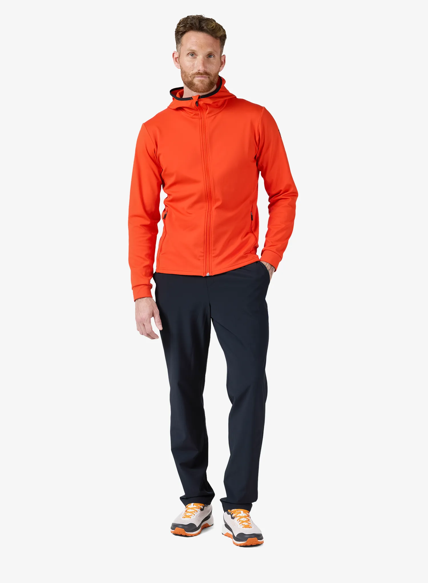 Rozepínací mikina Rossignol Mid Layer Full-Zip Hoodie - golden gate
