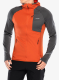 Rozepínací mikina Viking Birger Hoodie - orange/grey