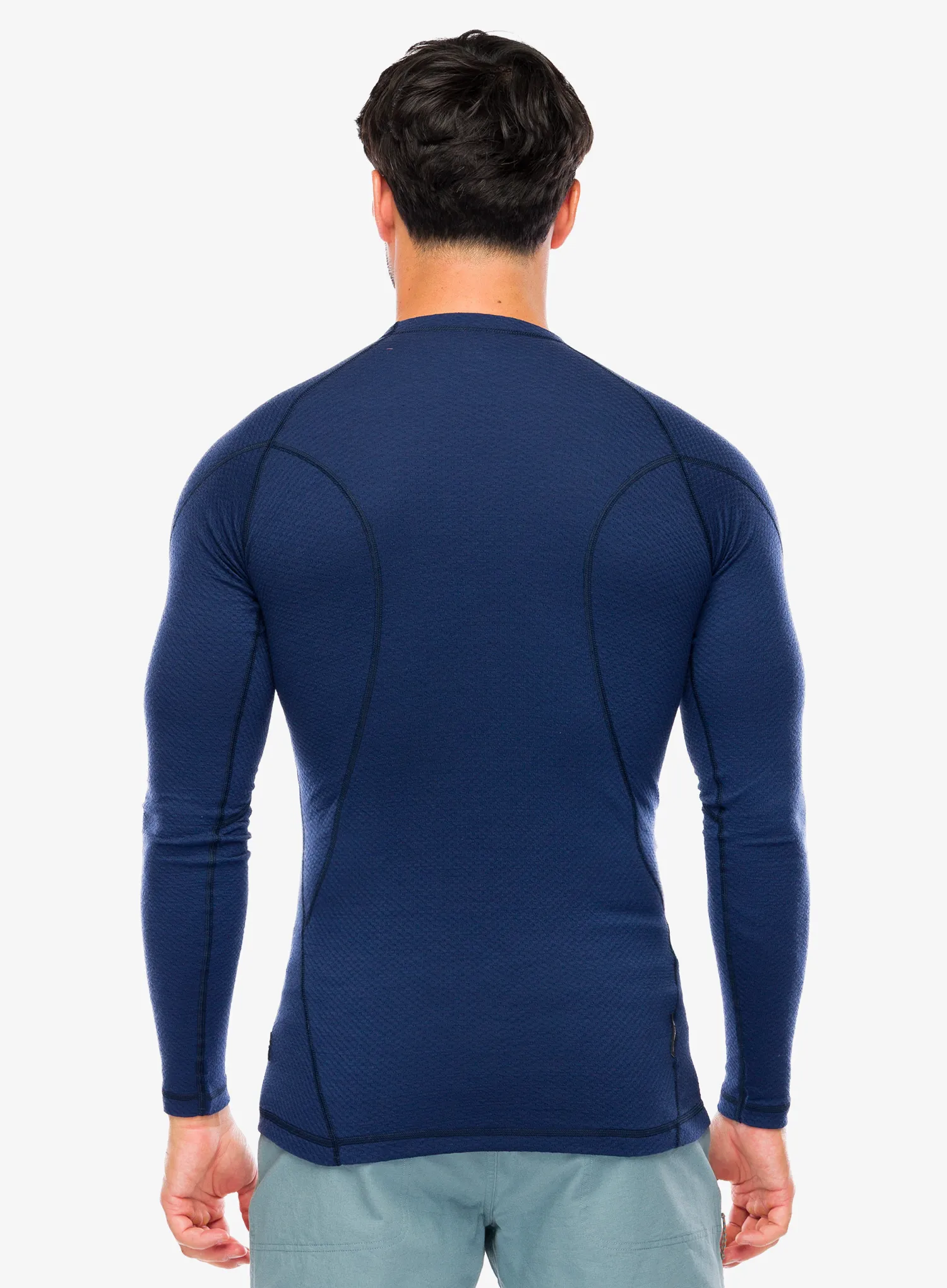 Mikina Sensor Merino DF Tee L/S - deep blue