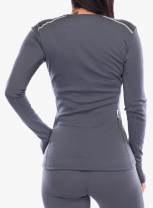 Funkční mikina dámská adidas TERREX Xperior Merino 260 Baselayer LS - grey five