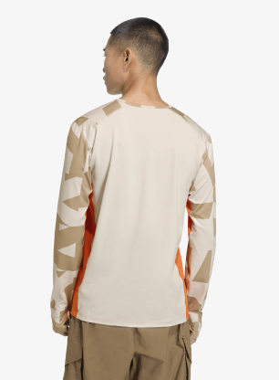 Funkční mikina adidas TERREX Multi Synthetic Base Layer Long Sleeve - wonder alumina/blanch cargo