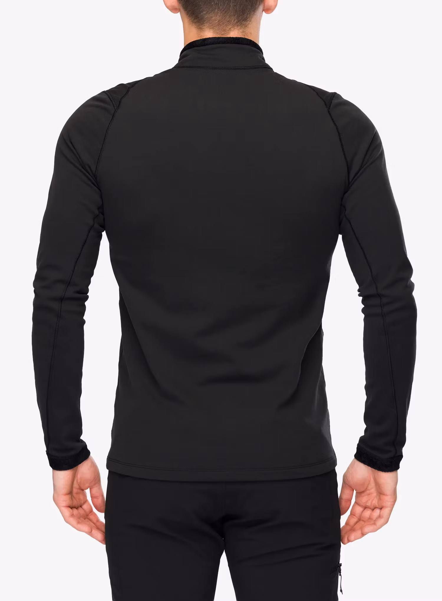 Funkční mikina Arcteryx Rho SV Zip Neck - black