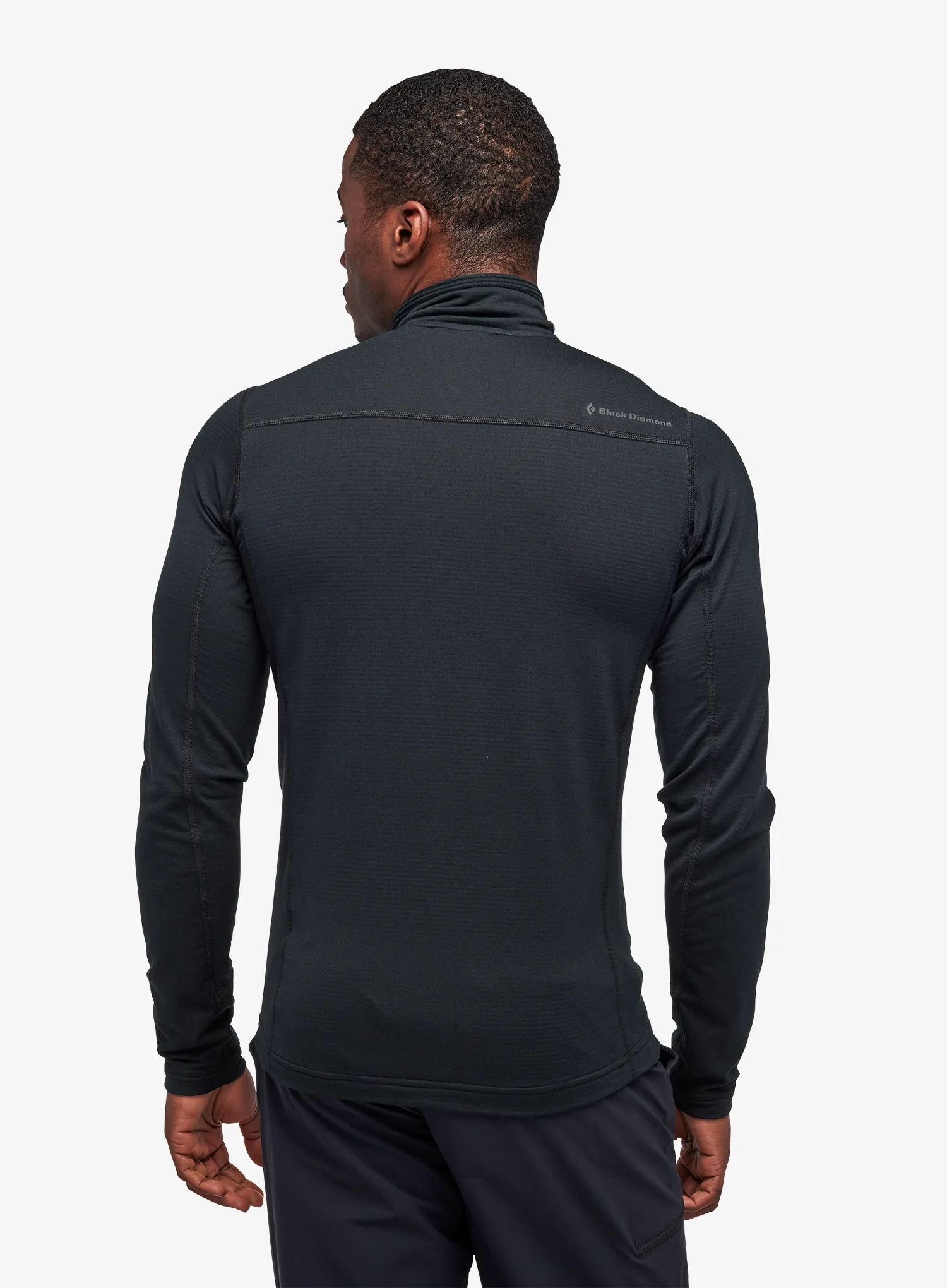 Funkční mikina Black Diamond Coefficient LT Quarter Zip Pullover - black