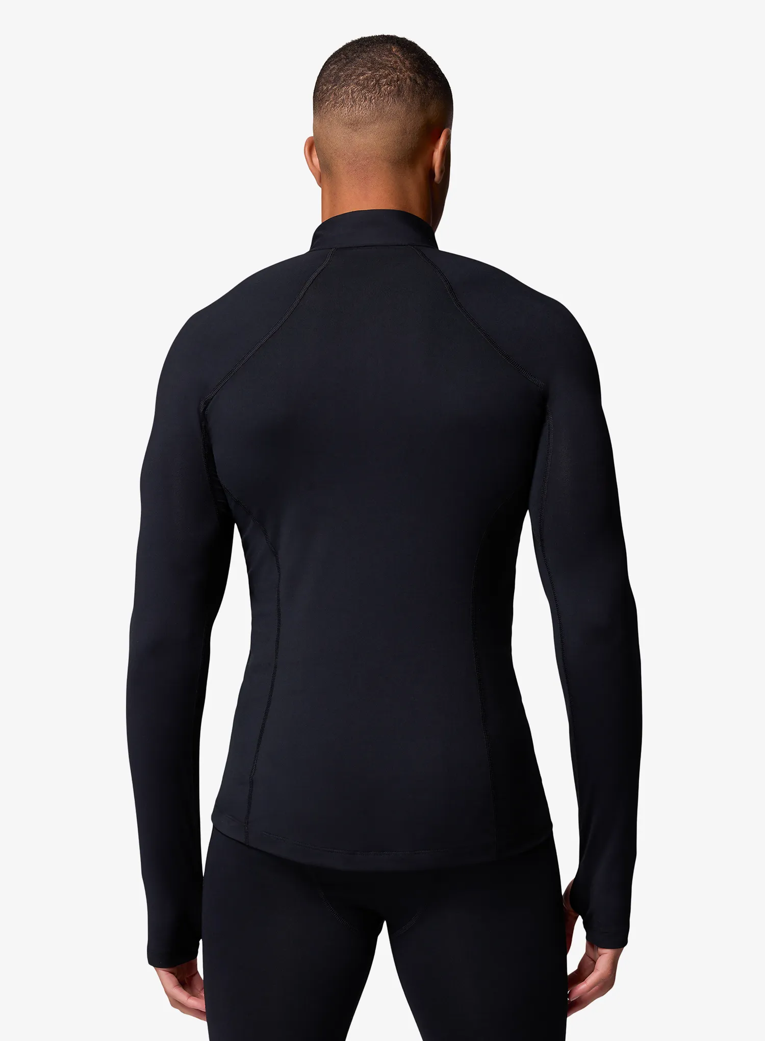Termální mikina Columbia Midweight Stretch Long Sleeve Half Zip - black
