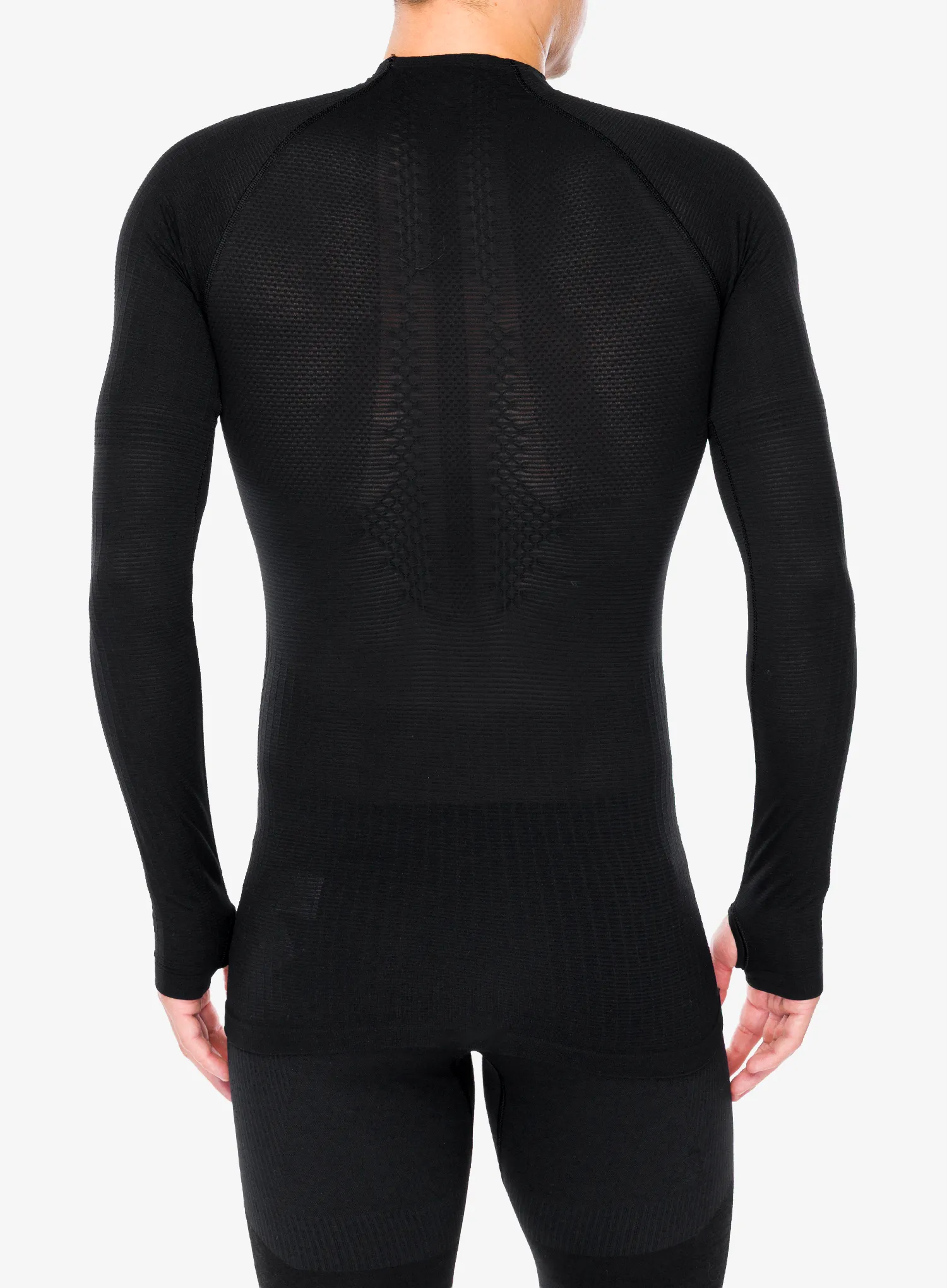 Funkční mikina Compressport 3D Thermo 110G LS Top - black