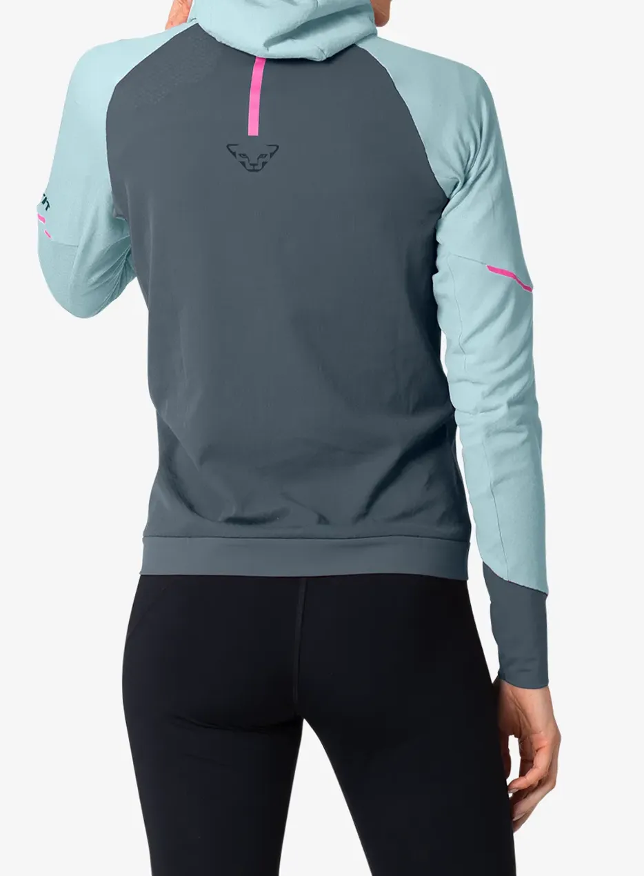 Dámská funkční mikina Dynafit Alpine L/S Hooded Tee - cloud blue
