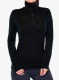 Dámská funkční mikina Icebreaker 260 Tech L/S Half Zip - black