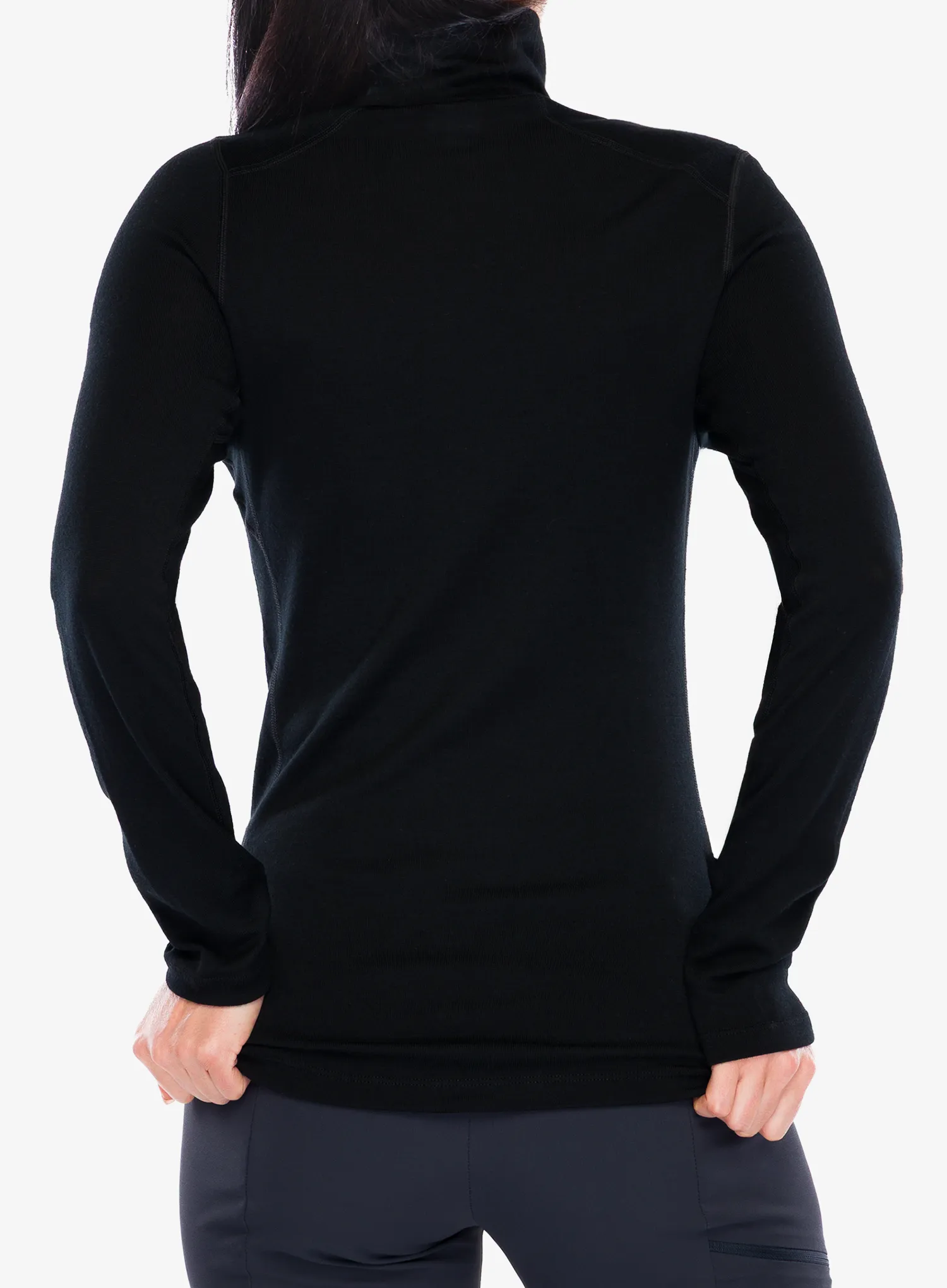 Dámská funkční mikina Icebreaker 260 Tech L/S Half Zip - black