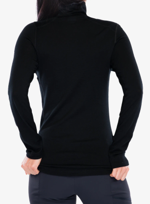 Dámská funkční mikina Icebreaker 260 Tech L/S Half Zip - black