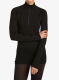 Dámská funkční mikina Icebreaker Merino 200 ZoneKnit LS Half Zip - black