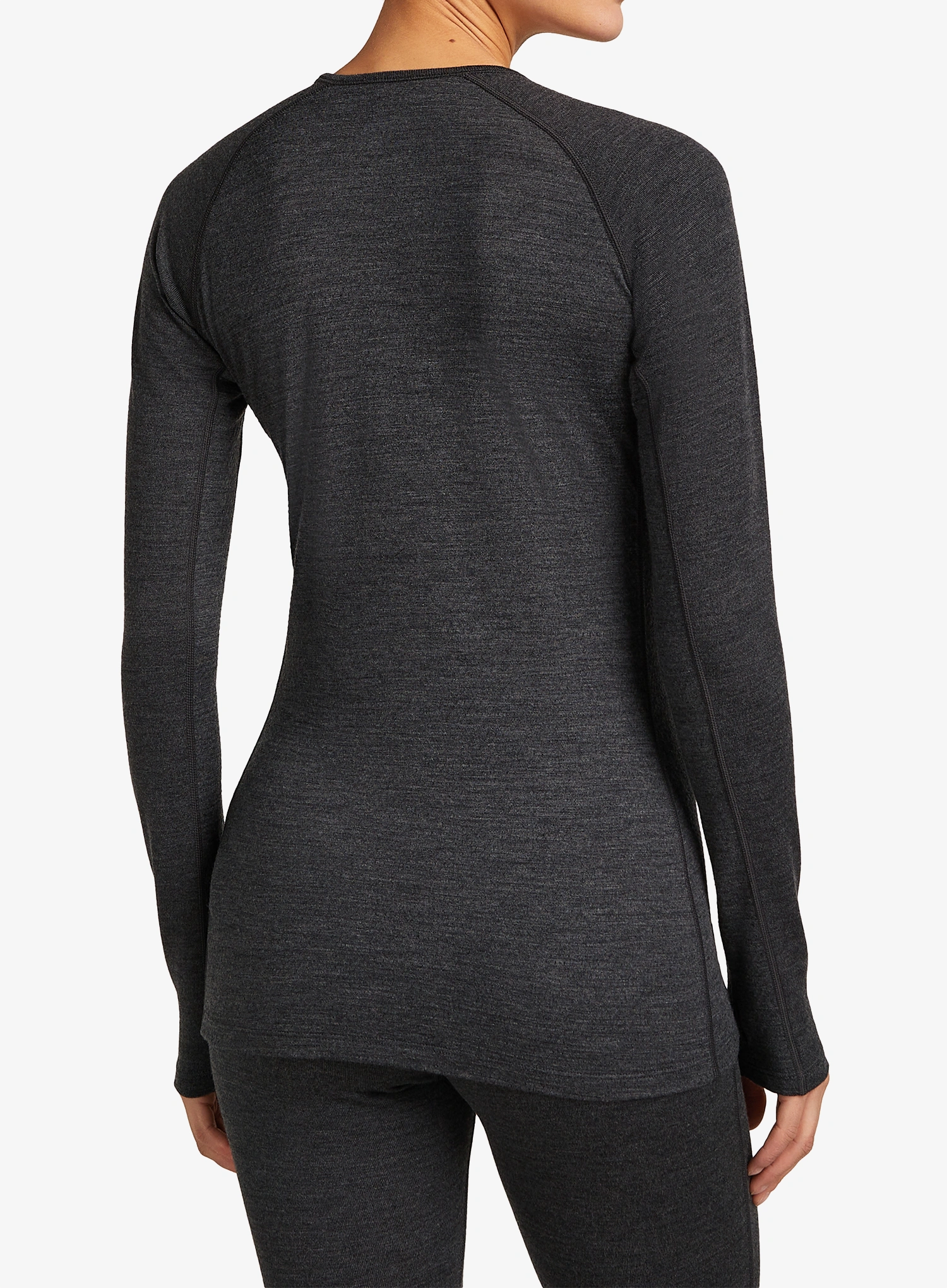 Dámská funkční mikina Icebreaker Merino 260 ZoneKnit LS Crewe - jet hthr