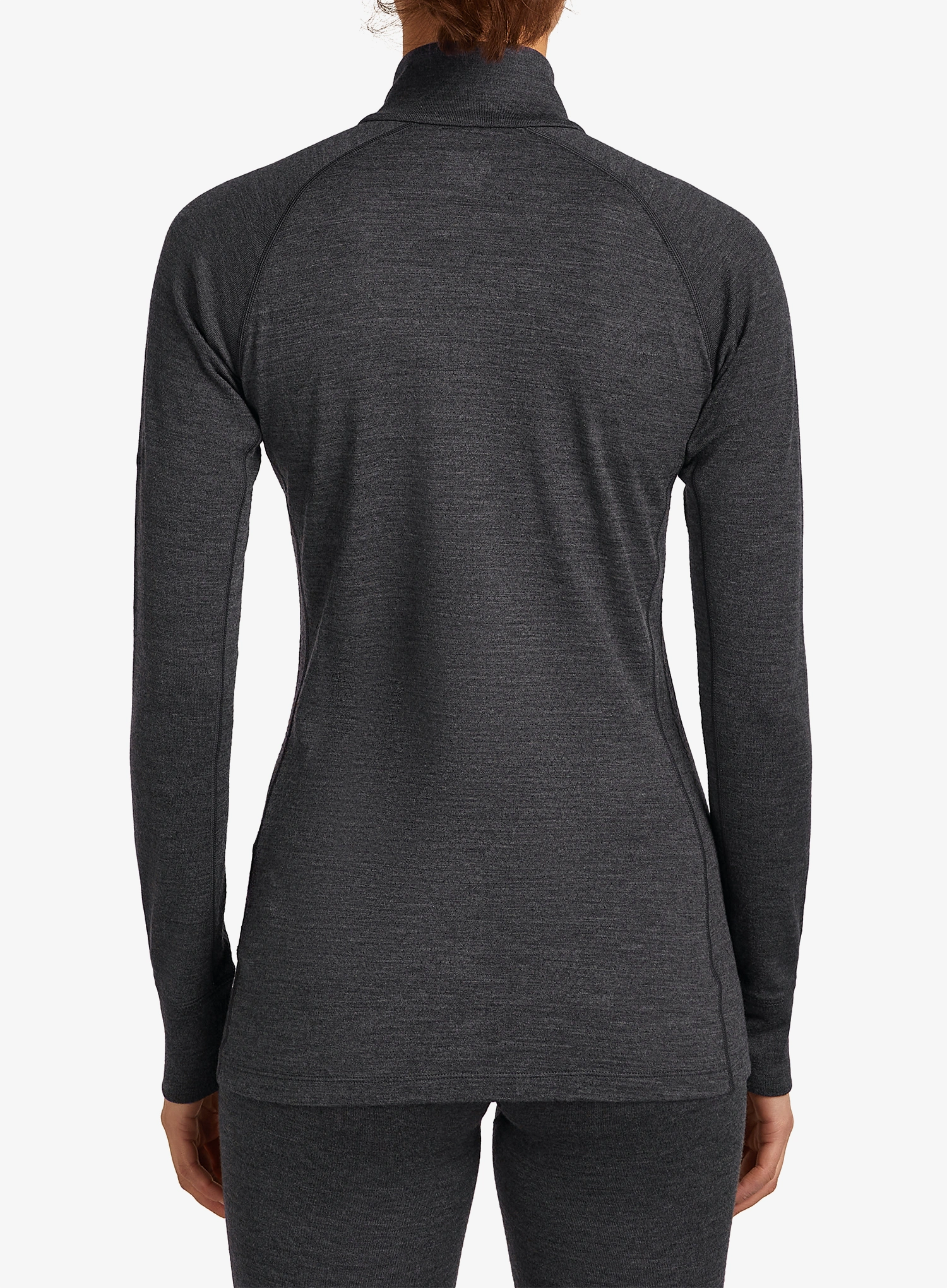 Dámská funkční mikina Icebreaker Merino 260 ZoneKnit LS Half Zip - jet hthr