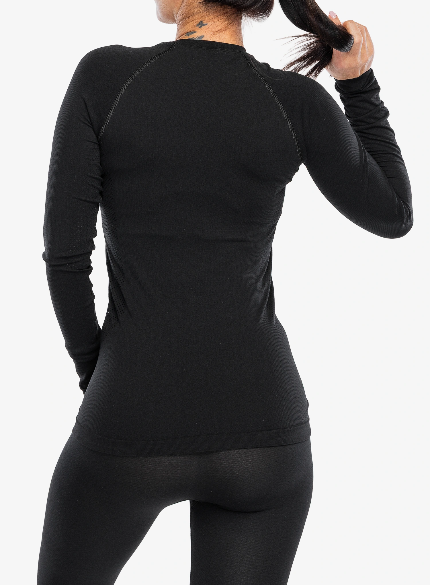 Dámská funkční mikina Montura Seamless Ultra-L Maglia - black/black