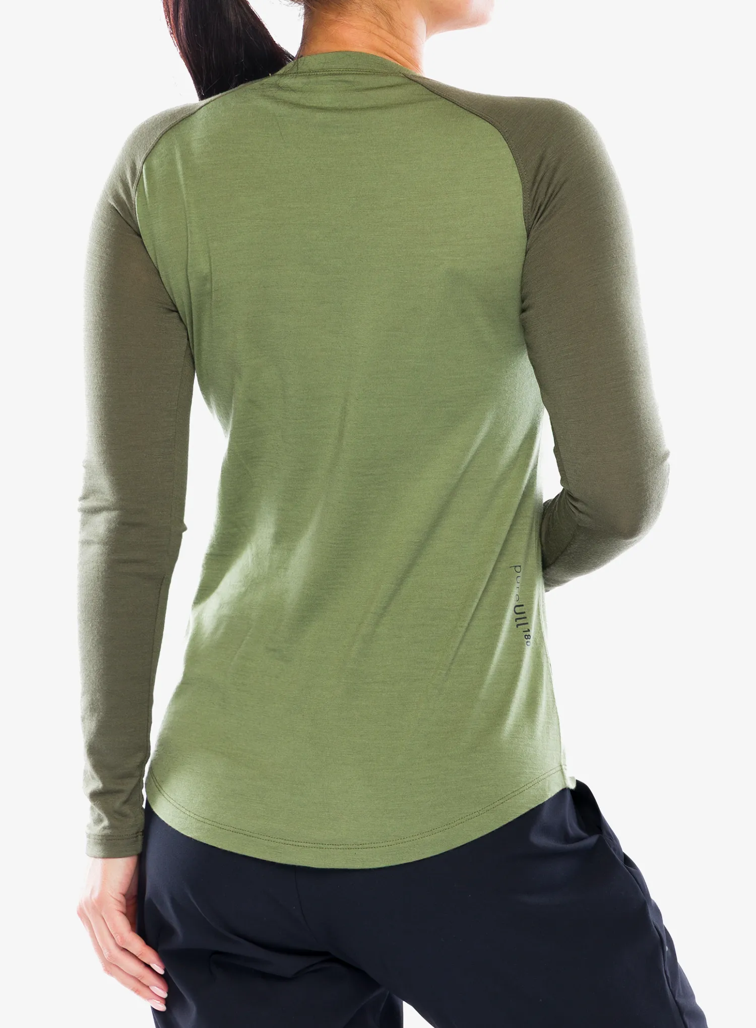 Dámská funkční mikina Norrona Femund Pureull Long Sleeve - loden green