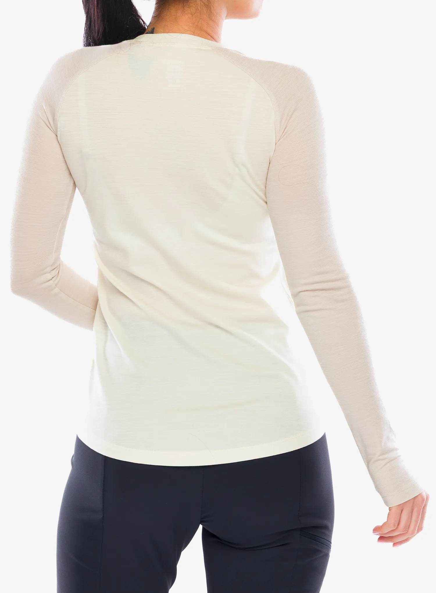Dámská funkční mikina Norrona Femund Pureull Long Sleeve - whisper white
