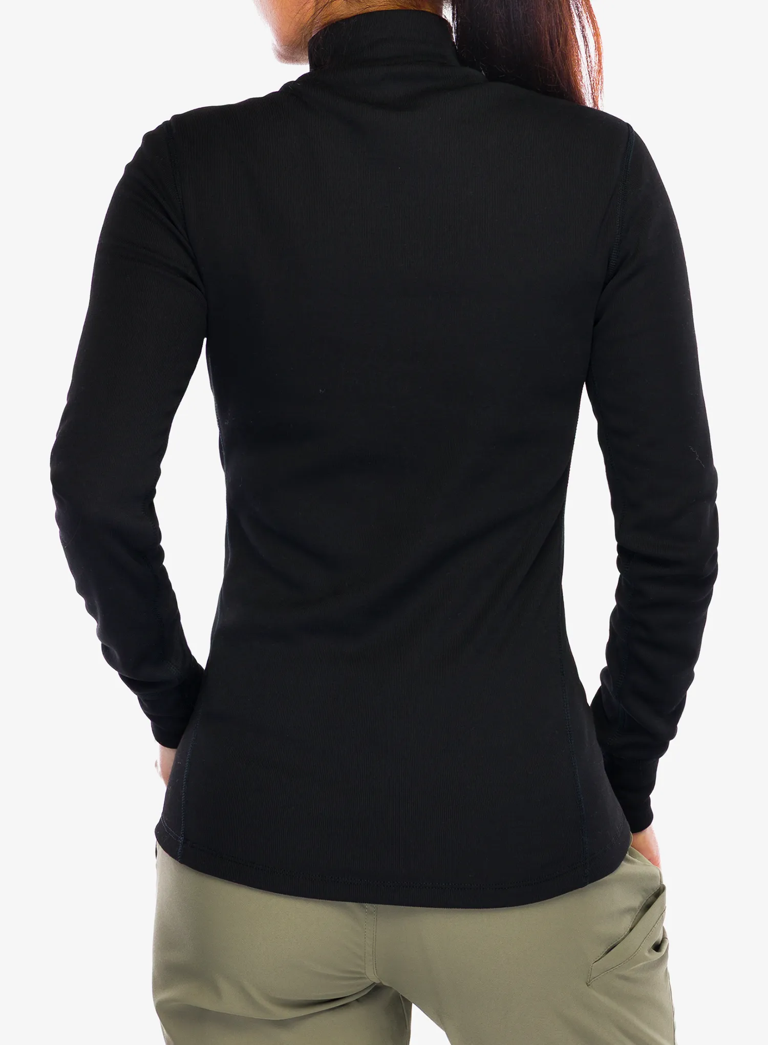 Dámská funkční mikina Odlo Active Warm BL Top Turtle Neck L/S - black
