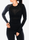 Dámská funkční mikina Ortovox 120 Comp Light Long Sleeve - black raven