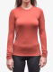Dámská funkční mikina Sensor Merino Active Tee L/S - terracotta