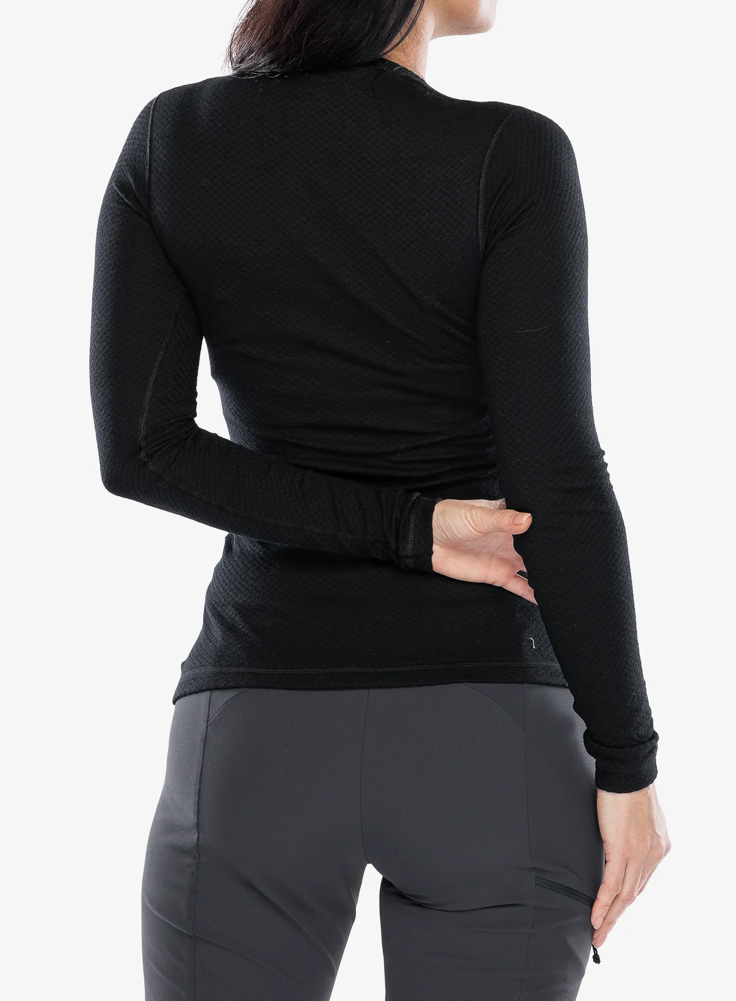 Dámská termoaktivní mikina Sensor Merino DF Tee L/S - black