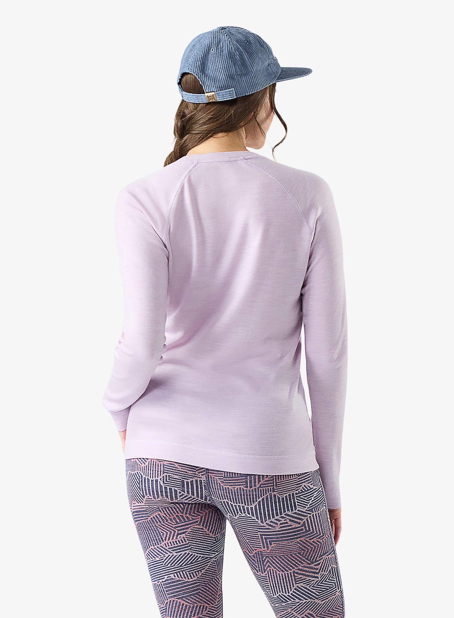 Dámská funkční mikina Smartwool Classic Thermal Merino BL Crew - lavender sky heather