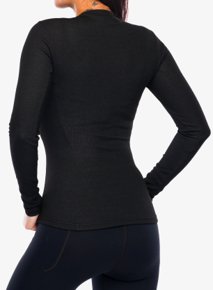 Dámská funkční mikina The North Face Easy L/S Crew Neck - tnf black