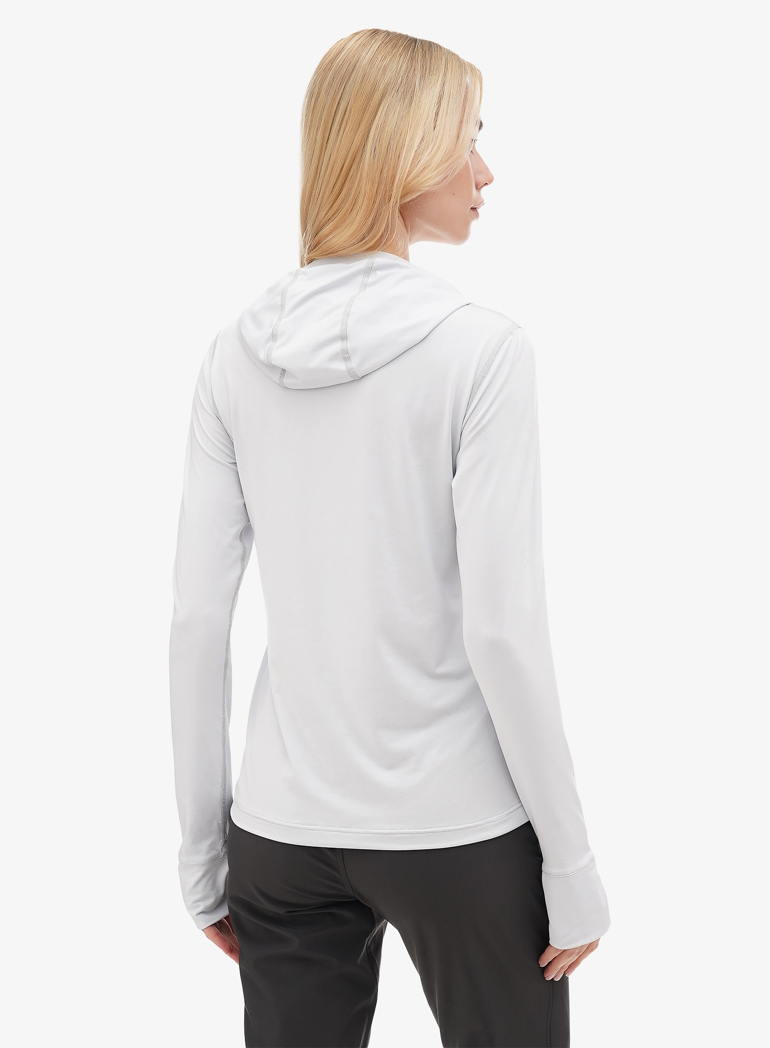 Dámská funkční mikina Turbat Hike Lite LS Hood Thermo T-Shirt - glacier gray