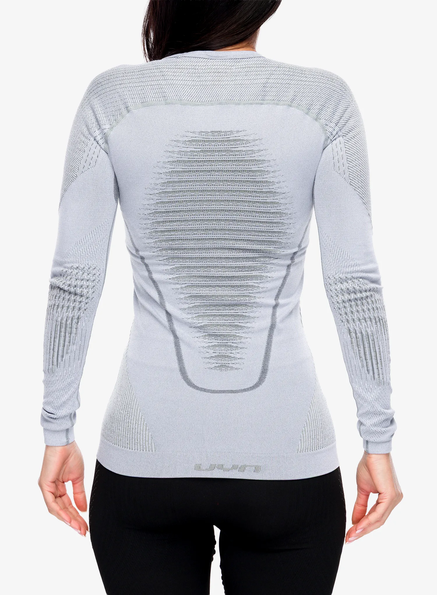Dámská funkční mikina UYN Evolutyon+ UW Shirt Long Sleeve - light grey melange