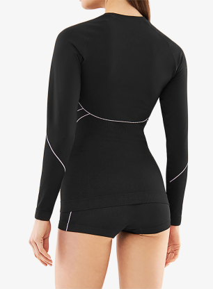 Dámská funkční mikina Viking Base Layer Etna 2.0 Longsleeve - black/purple