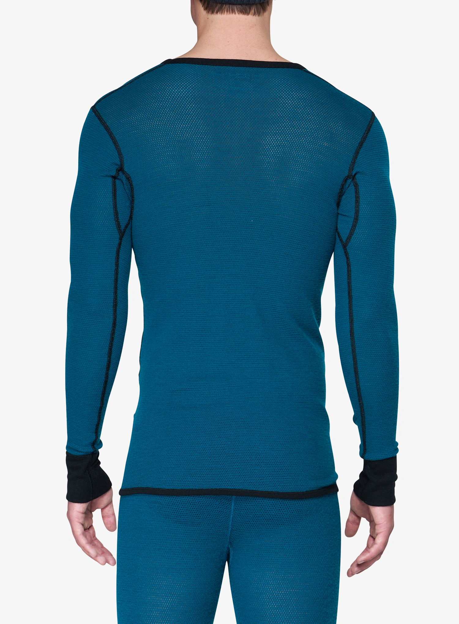 Funkční mikina Devold Wool Mesh 190 Shirt - flood/caviar