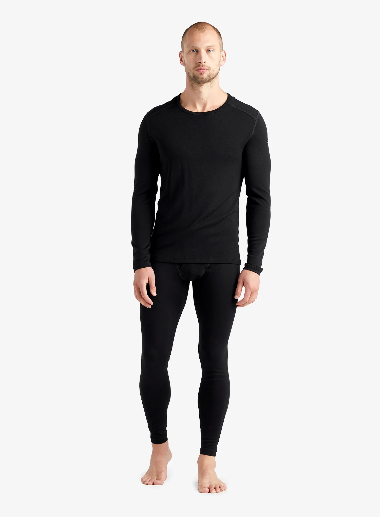Termální mikina Icebreaker 260 Tech L/S Crewe - black