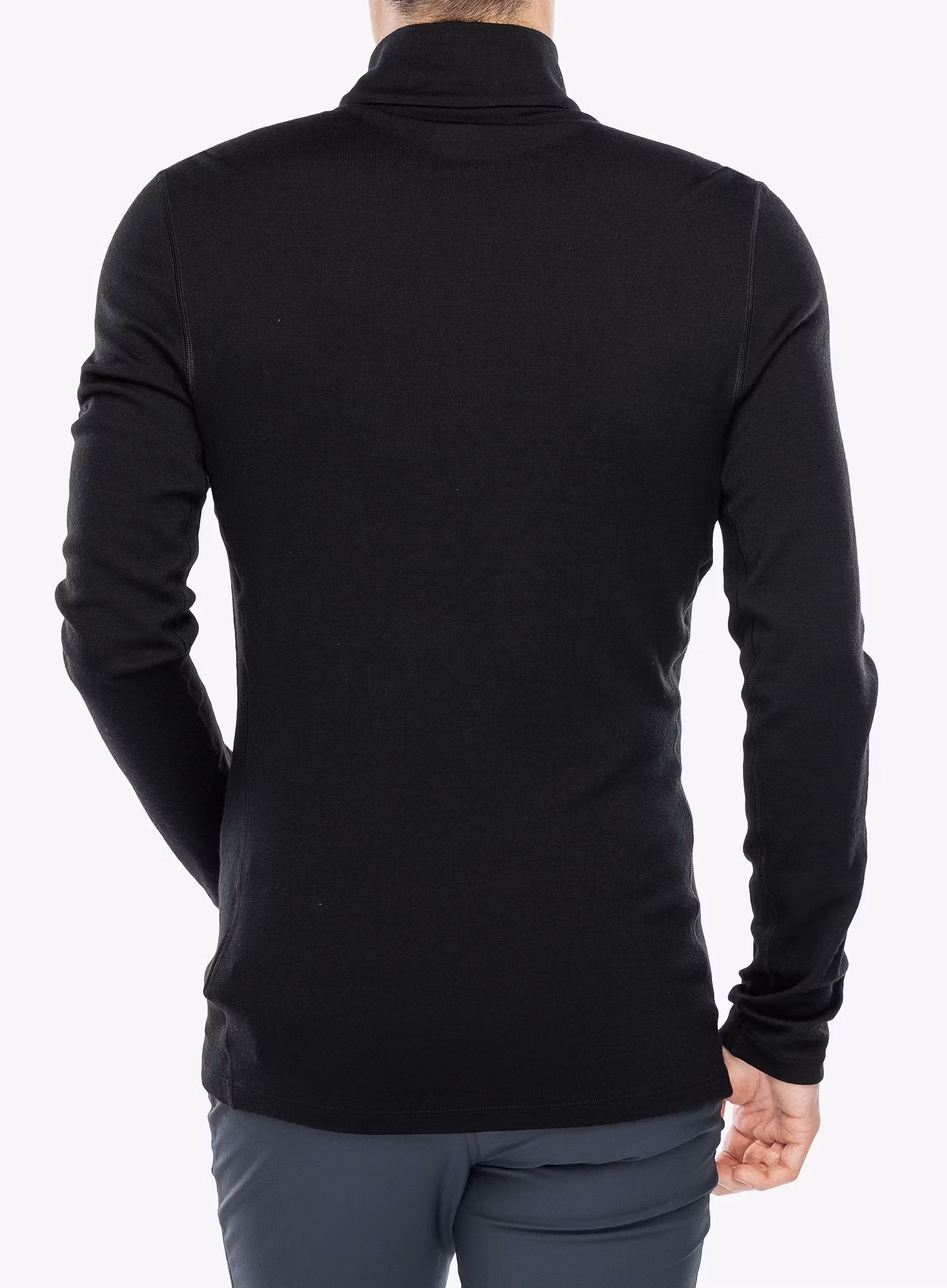 Funkční mikina Icebreaker 260 Tech L/S Half Zip - black