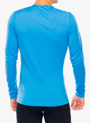 Funkční mikina Icebreaker Merino 200 Oasis LS Crewe Remarkables - arctic