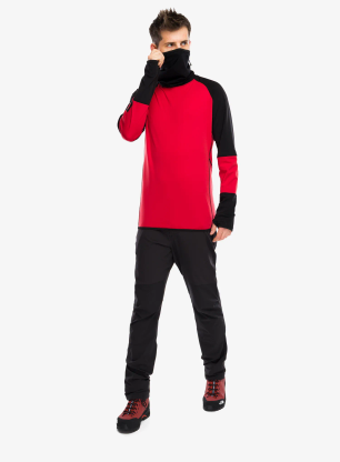 Funkční mikina Majesty Surface Base Layer Top - red