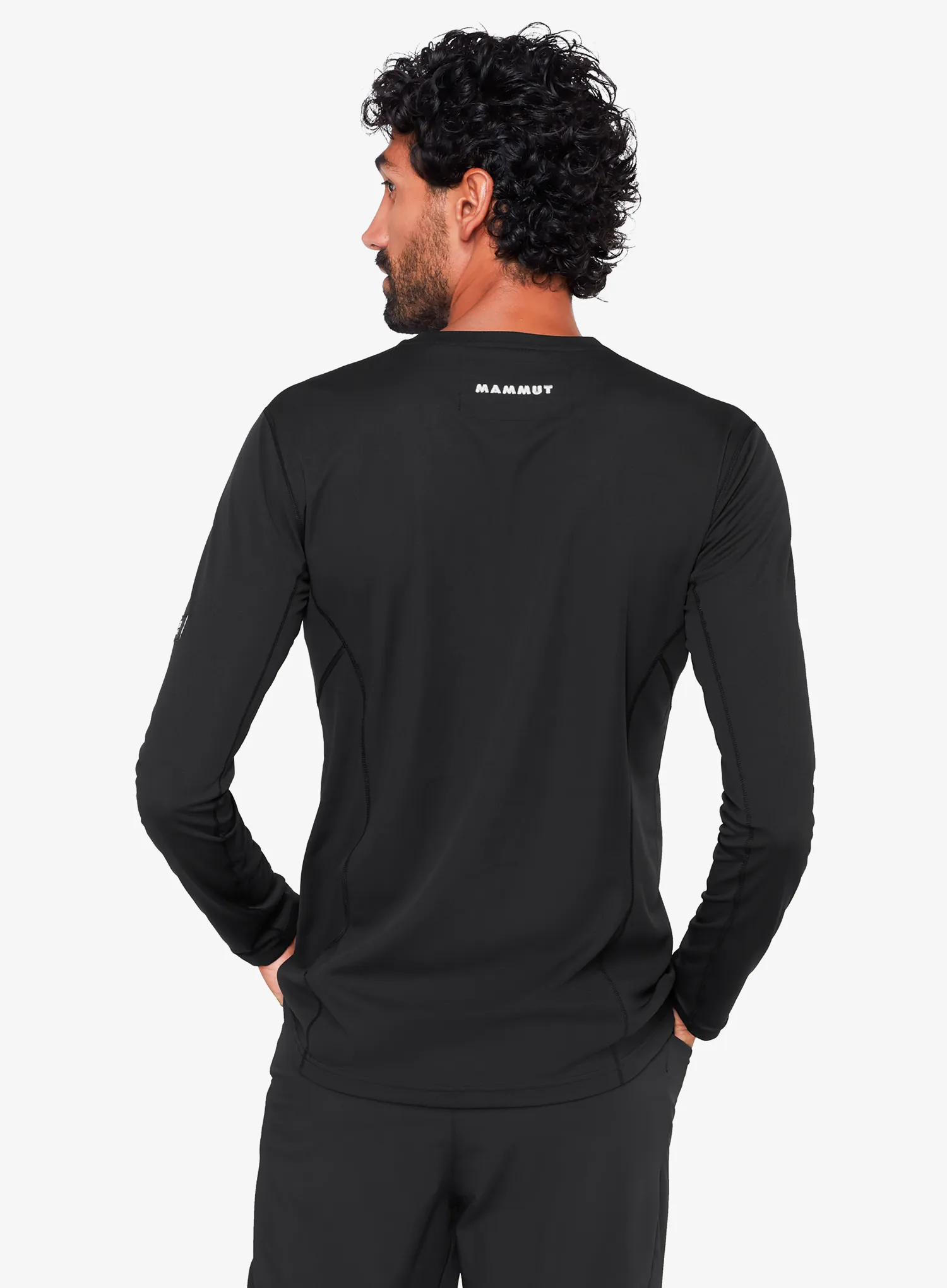 Funkční mikina Mammut Eiger Nordwand FL Longsleeve - black