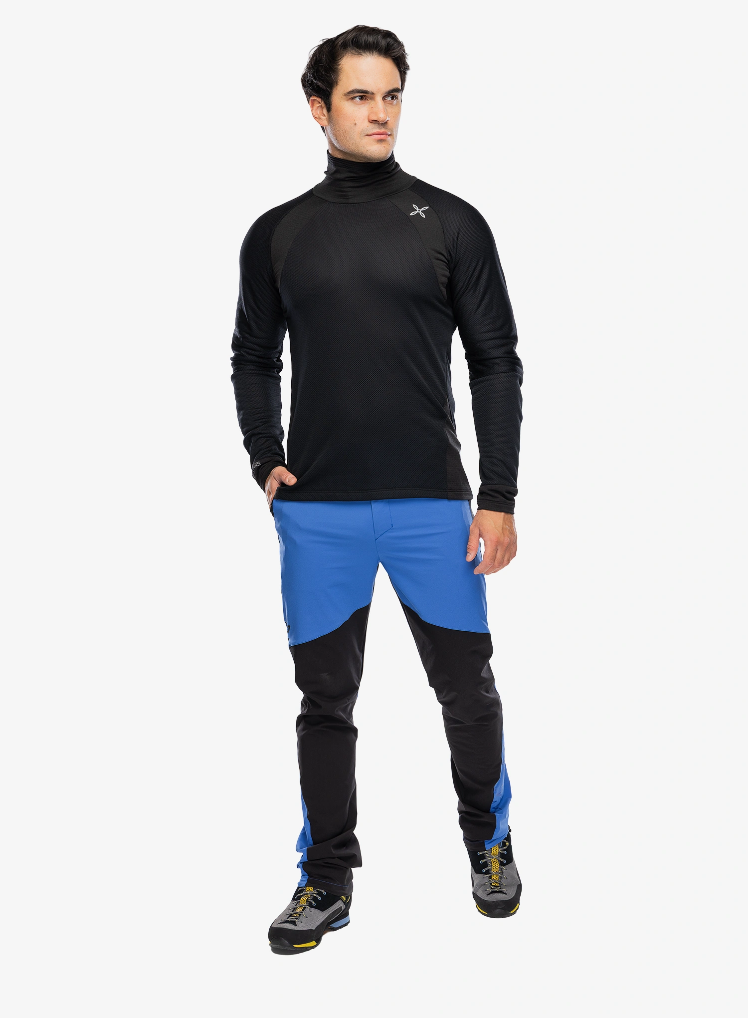 Funkční mikina Montura Vertigo Octa High Neck - black