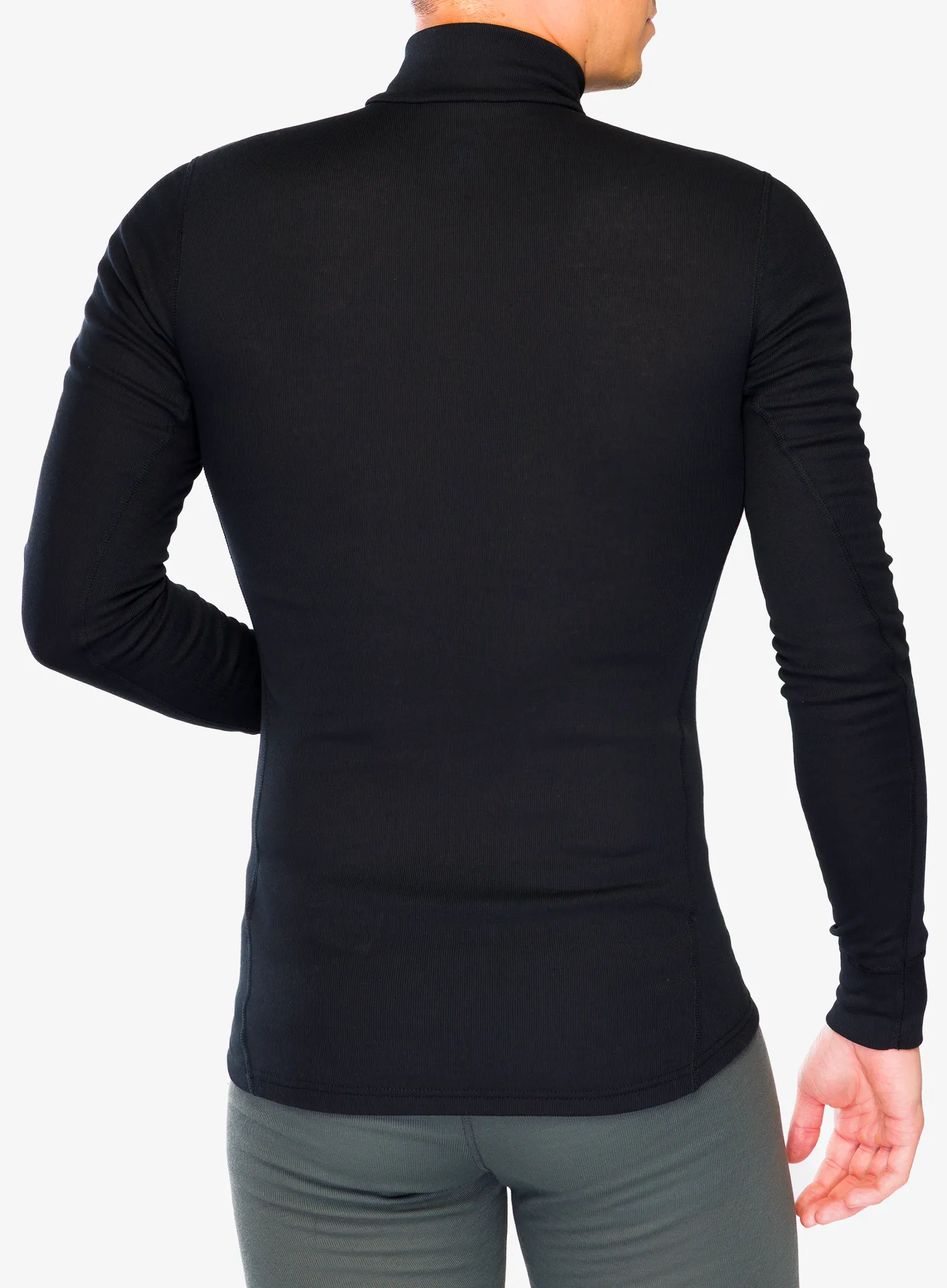 Funkční mikina Odlo Active Warm BL Top Turtle Neck L/S Half Zip - black