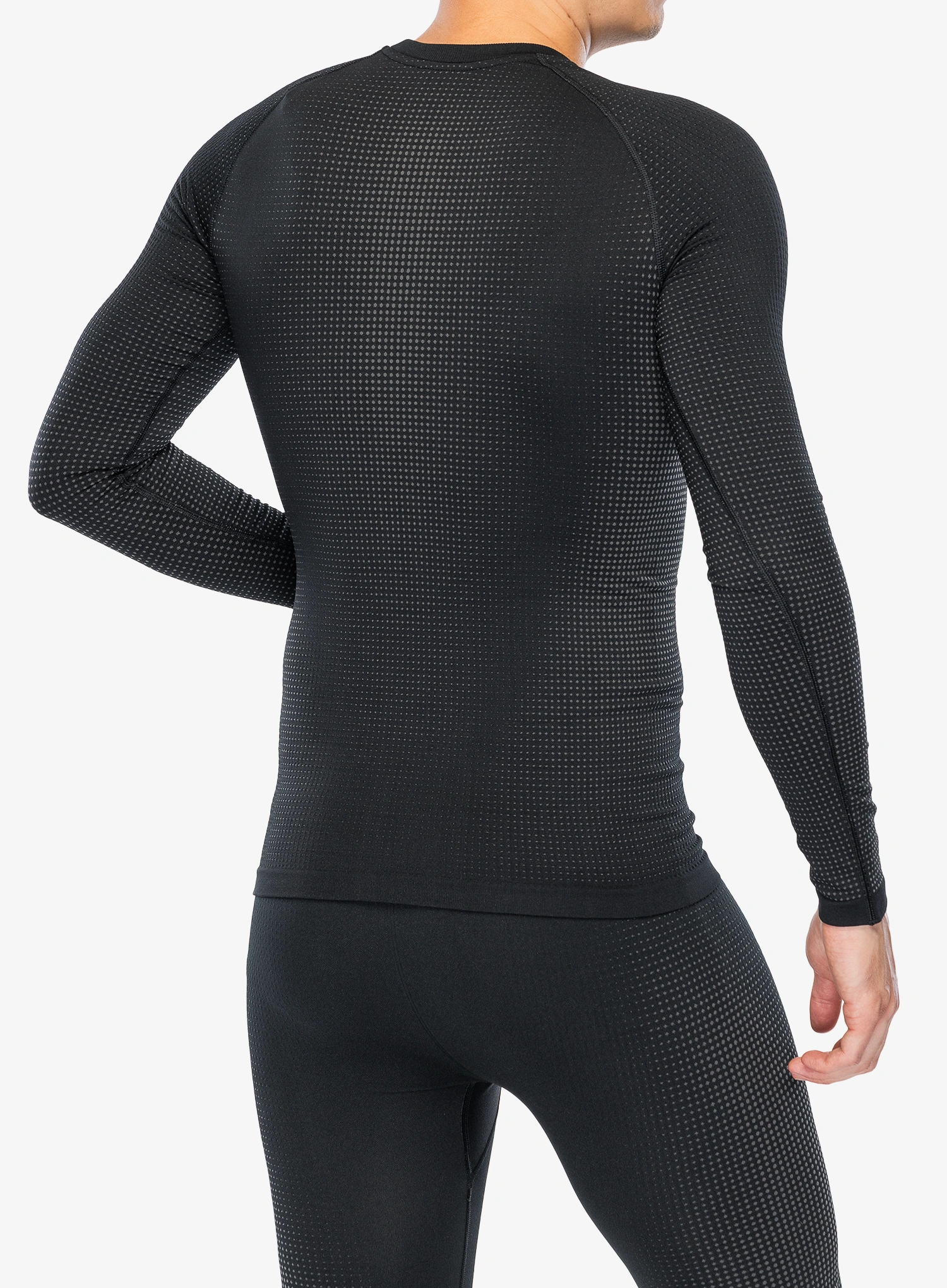 Funkční mikina Odlo Performance Warm BL Top Crew Neck L/S - graphite grey