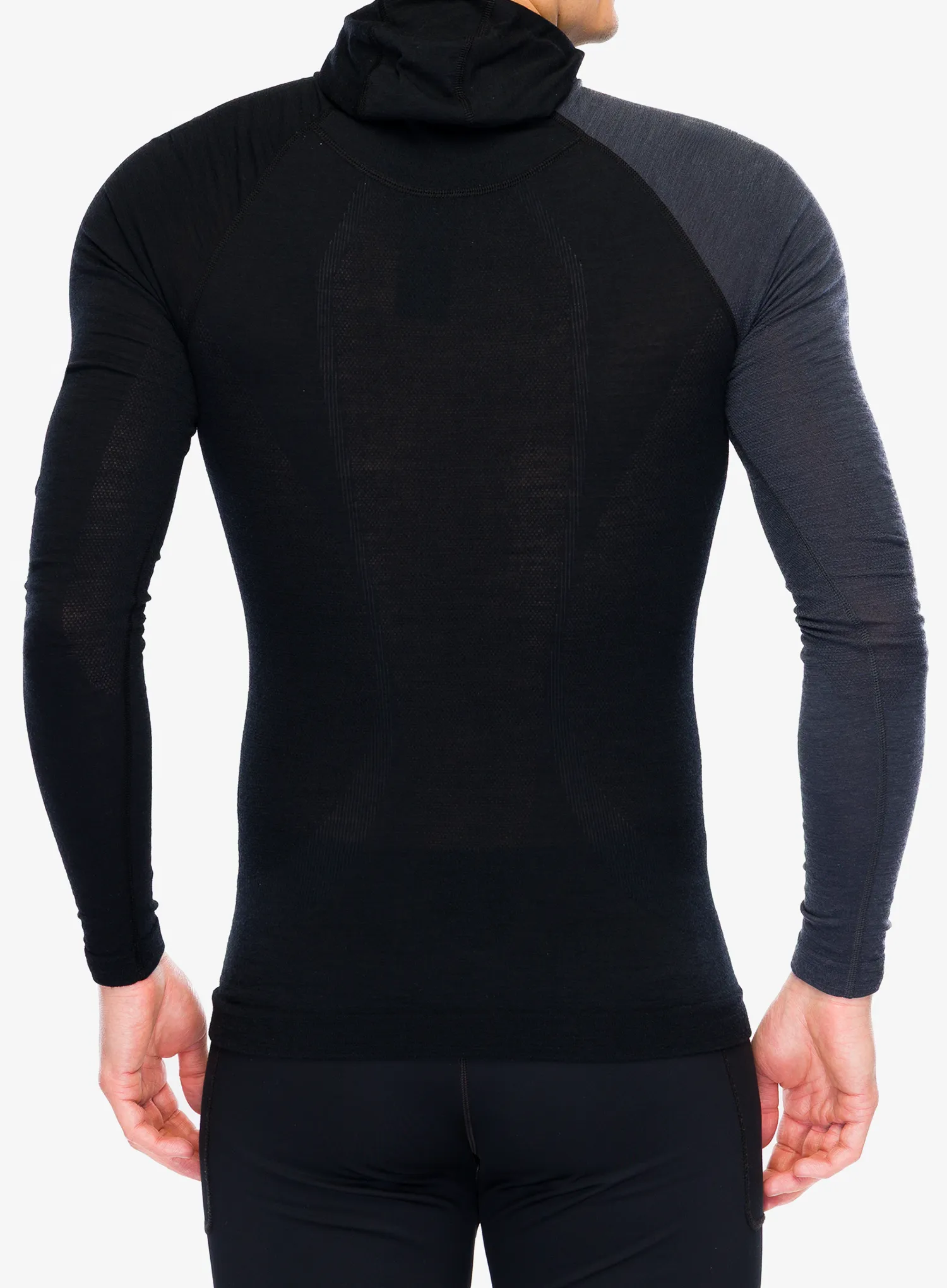 Funkční mikina Ortovox 120 Comp Light Hoody - black raven