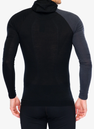 Funkční mikina Ortovox 120 Comp Light Hoody - black raven