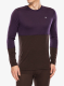 Funkční mikina Ortovox 185 Rock N Wool Long Sleeve - dark wild berry